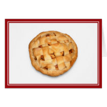 Apple Pie (Add Background Color) Greeting Cards