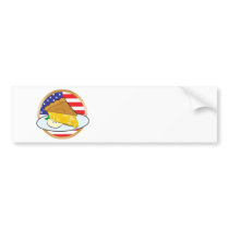 Apple Pie American Flag bumper stickers by mariabellimages Apple Pie American Flag bumper stickers