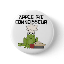 Apple Pie Connoisseur Tshirts and Gifts Buttons