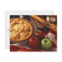 Apple pie personalized invites