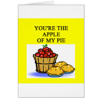 APPLE pie lovers Card