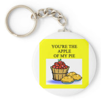 APPLE pie lovers Keychains