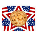 Apple Pie on Stars & Stripes Postcards