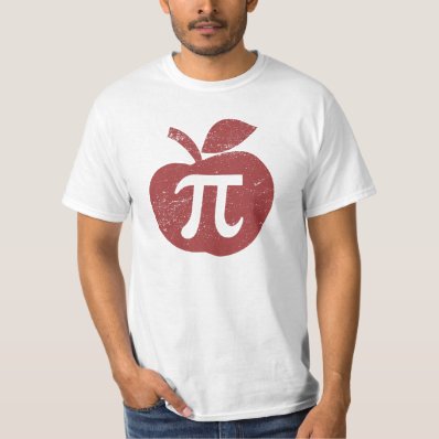 Apple Pie Pi Day Tee Shirt