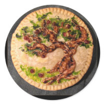 Apple Pie Round Sticker