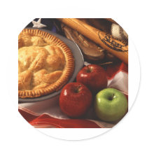 Apple pie stickers