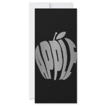 APPLE RACK CARD DESIGN