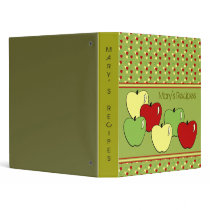 Apple Recipe Binder by RedRider08 Apple Recipe Binder