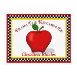 Apple Recipe Cards Postcards