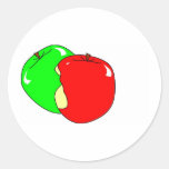 Apple Round Sticker