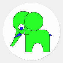 Apple Round Stickers