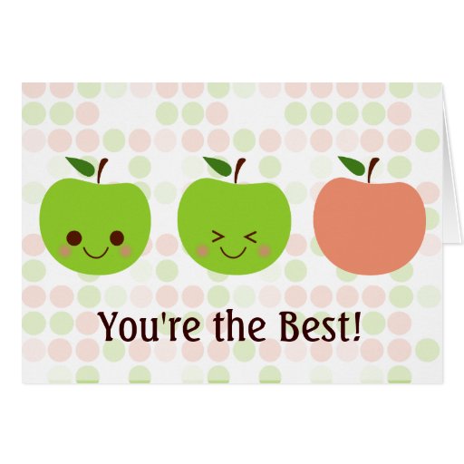 Apple Sass Greeting Card from Zazzle.com