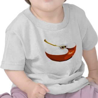 Apple slice infant t-shirt shirt