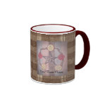 Apple Slice Pentacle Wreath Brown Plaid Coffee Mug