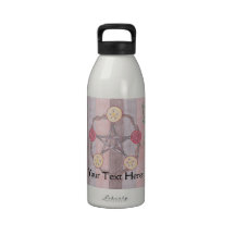 Apple Slice Pentacle Wreath Water Bottle