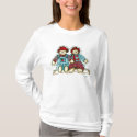 Apple Snowman Couple t-shirts by designedbynicole Apple Snowman Couple t-shirts