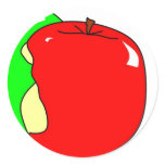 Apple Round Stickers