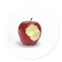 Apple Round Sticker
