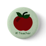 Apple Teacher Collection Pinback Buttons