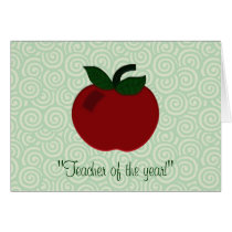 Apple Teacher Collection Greeting Card