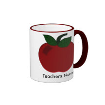Apple Teacher Collection Coffee Mugs