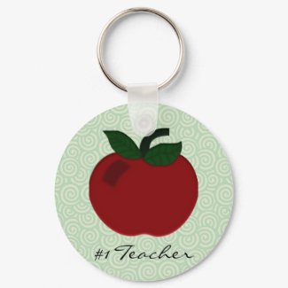 Apple Teacher Collection keychain