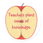Apple, Teachers Plant Seeds of Knowledge Stickers