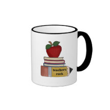 Apple Teachers Rock Tshirts and Gifts Mug