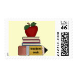 Apple Teachers Rock Tshirts and Gifts postage