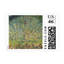 Apple Tree (1912) by Gustav Klimt Stamp
