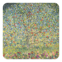 Apple Tree (1912) by Gustav Klimt Square Sticker