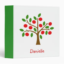 Apple Tree 3 Ring Binders
