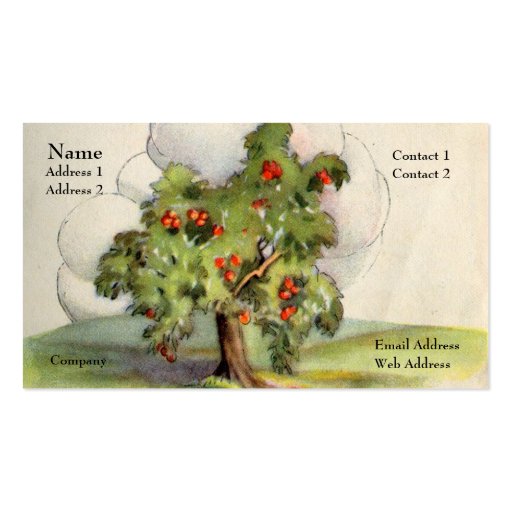 Apple Tree Business Card (front side)