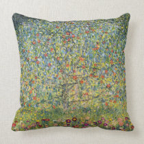 Apple Tree by Gustav Klimt pillows
