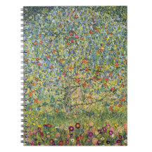 Apple Tree by Gustav Klimt, Vintage Victorian Art Spiral Note Book