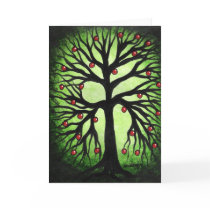 Apple tree-Greeting card cards