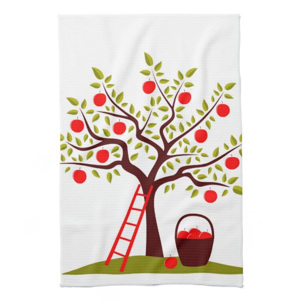 Apple Tree Hand Towels