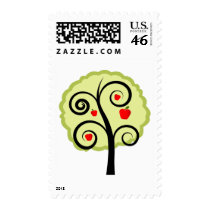 Apple Tree Postage Stamp