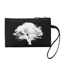 Apple Tree Silhouette Coin Wallets