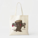 Apple & Tree Trunk Tote bags