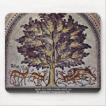 Apple Tree With Gazelles And Lions Mousepad
