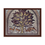 Apple Tree With Gazelles And Lions Post Card