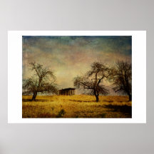 Apple Trees and Barn Posters
