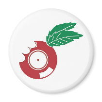 Apple Vinyl magnets by HOTDJGEAR Apple Vinyl magnets