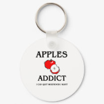 Apples Addict keychains