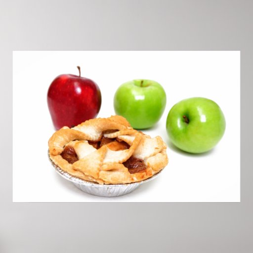 Apples And Apple Pie For One Print