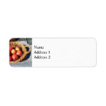 Apples and Bananas in Basket Custom Return Address Labels