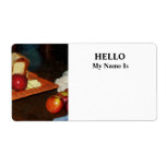 Apples and Bread Personalized Shipping Label