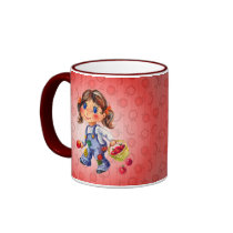APPLES, APPLES, APPLES by SHARON SHARPE mugs