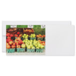 Apples at Farmer's Market Rack Card Design